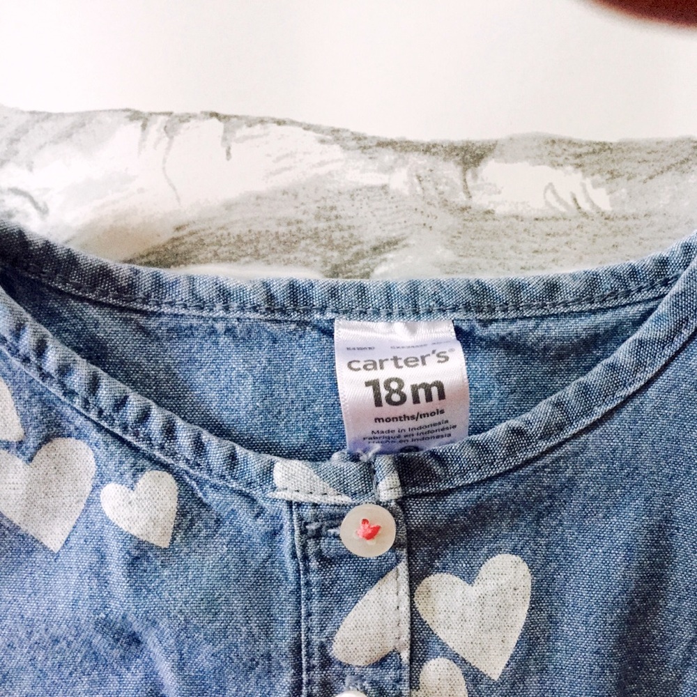 Perfect for summer adorable one piece from Carter’s, Size 18 Months